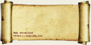 Jana Dabović vizit kartica